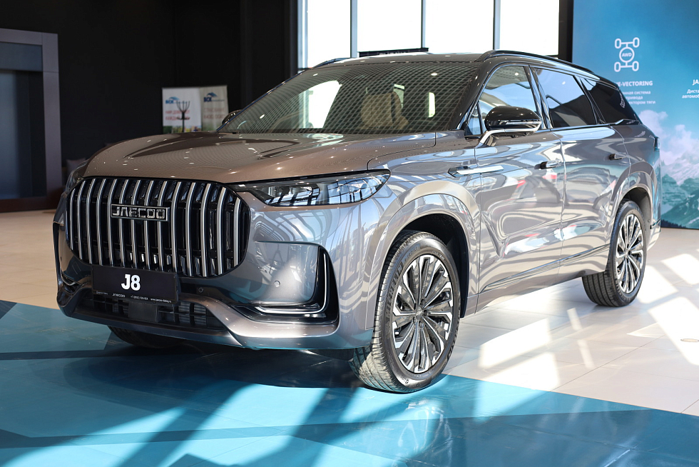 Jaecoo J8 Престиж, серый