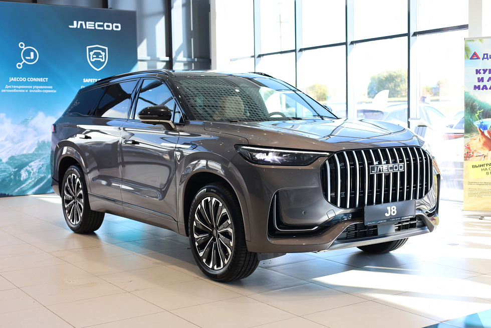 Jaecoo J8 Престиж, серый
