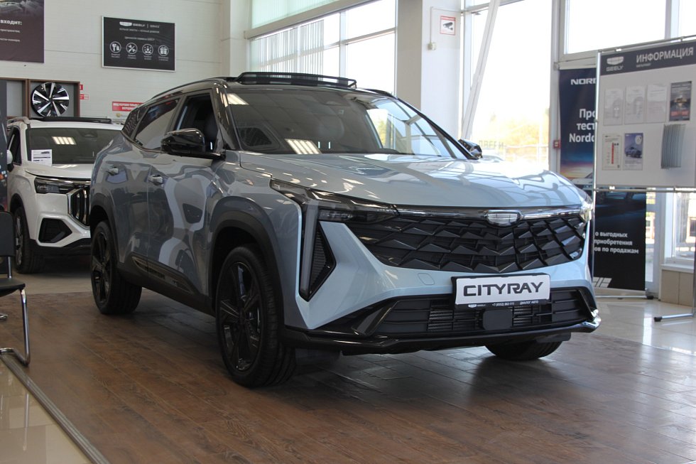 Geely Cityray Люкс, голубой