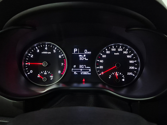 Kia Rio, 2019 года, пробег 123857 км