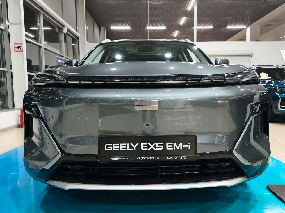 Geely EX5 Гибрид Макс EM-i, серый