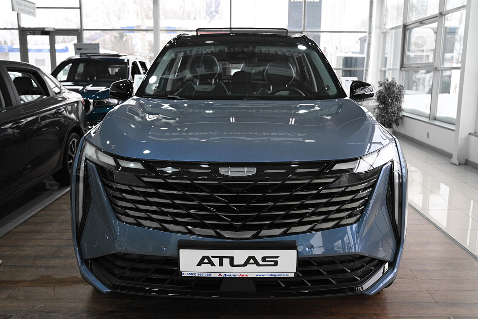 Geely Atlas Спорт, голубой