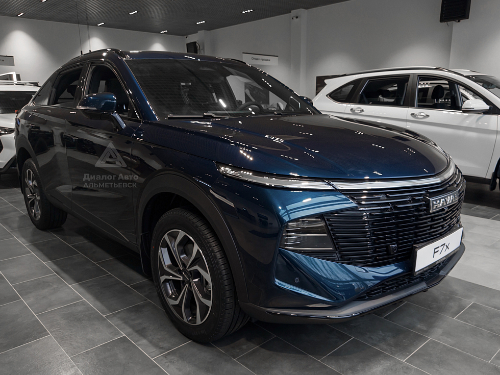 Haval F7x Техно +, синий