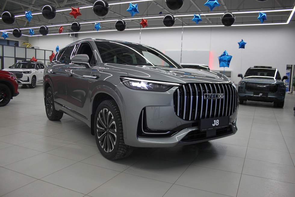 Jaecoo J8 Престиж, серебряный