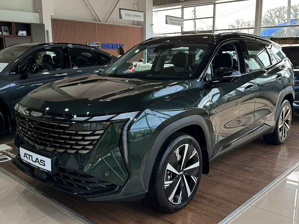 Geely Atlas Флагман, зеленый