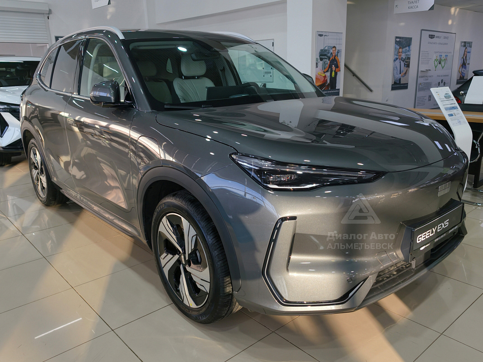 Geely EX5 Макс, серый